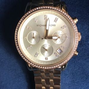 100% stainless steel Michael Kors Watch